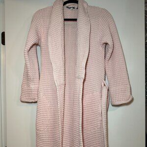 Brooklinen Pale Pink Waffle Thermal Bath Robe XS